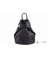 Итальянский кожаный рюкзак DIVAS Stella S6933 черный