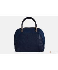 Итальянская кожаная сумка DIVAS CARLA.P M8816 темно-синяя