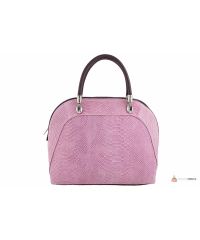 Итальянская кожаная сумка DIVAS CARLA.P M8816 розовая