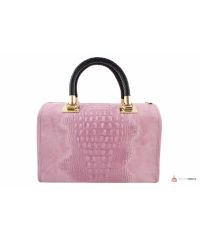 Итальянская кожаная сумка DIVAS MARIANNE M8836 розовая