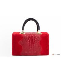 Итальянская кожаная сумка DIVAS MARIANNE M8836 красная