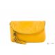 Итальянская кожаная сумка DIVAS SABINE TR928 желтая