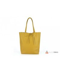 Итальянская кожаная сумка DIVAS Solange S7080 желтая