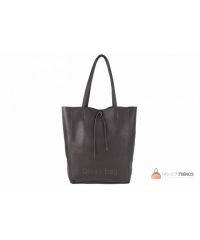 Итальянская кожаная сумка DIVAS Solange S7080 темно-коричневая
