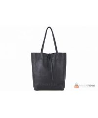 Итальянская кожаная сумка DIVAS Solange S7080 черная