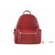 Итальянский кожаный рюкзак DIVAS Zavia S7088 красный