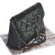 Женская сумка стеганая с кисточкой 01522617739259black черная