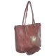 Женская сумка с пряжкой на ручке 01541578609997brown коричневая