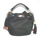 Женская сумка мешочек с лентой 01544984920087black черная