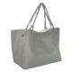 Женская сумка шоппер с клатчем 01537968677984dark-grey темно-серая