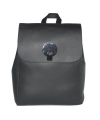 Женская сумка-рюкзак с круглой застежкой 01540332547109black черный