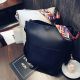 Женская сумка хобо с разноцветным ремнем 01537780709975black черная