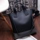 Женская сумка шоппер 01543780886781black черная с серым