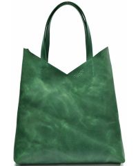 Кожаная сумка B.0005 зеленая