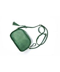 Кожаная сумка B.0006-CH зеленая