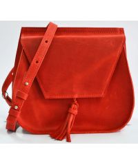 Кожаная сумка B.0008-CH красная