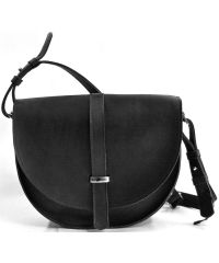 Кожаная сумка B.0010-CH черная