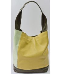 Кожаная сумка B.0015-3 GBAGS желтая