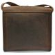 Кожаная сумка B007 коричневая