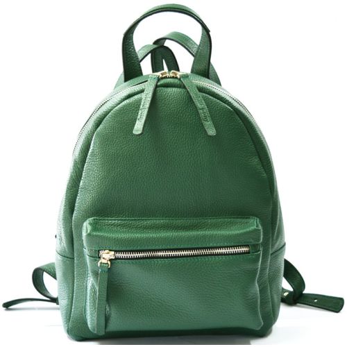 Кожаный рюкзак GBAGS BP.0005 зеленый