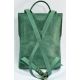 Кожаный рюкзак BP-0007 зеленый