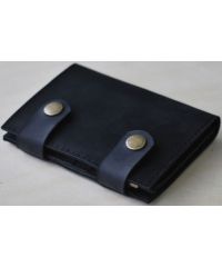 Кожаное портмоне C022 черное