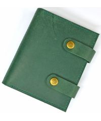 Кожаное портмоне C022 зеленое