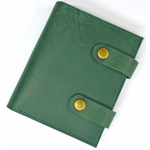 Кожаное портмоне C022 зеленое