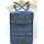 Кожаный рюкзак P004 синий