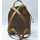 Кожаный рюкзак P013 коричневый