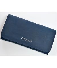 Кожаное портмоне GBAGS W.0009 синее