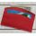 Кожаный кошелек - картхолдер W.003.1-ALI красный
