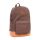 Рюкзак GIN "Бронкс XL" коричневый с рыжим