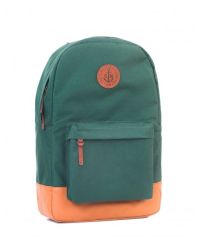 Рюкзак GIN "Бронкс XL" зеленый с рыжим
