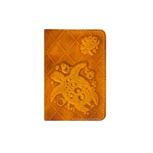Обложка для паспорта Gato Negro Turtle-X оранжевая