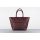 Женская сумка HARVEST shopper bag 03 нубук бордовая