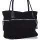 Женская замшевая сумка 1891 черная Италия