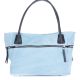 Женская замшевая сумка 1891 голубая Италия