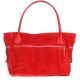 Женская замшевая сумка 1891 красная Италия