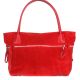 Женская замшевая сумка 1891 красная Италия