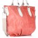 Женская замшевая сумка 2057 коралловая Италия