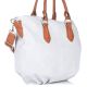 Женская замшевая сумка 2057 белая Италия