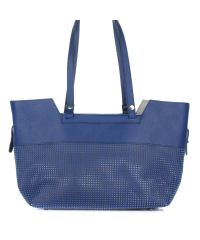 Женская кожаная сумка 2087 синяя Италия