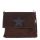 Женская замшевая сумка 8160 коричневая Италия