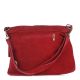 Женская замшевая сумка 8160 красная Италия