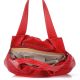 Женская кожаная сумка 8216 красная Италия