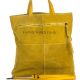 Замшевая сумка 8240 желтая Италия
