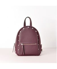 Женский кожаный рюкзак Baby Sport Burgundy фиолетовый
