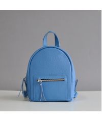 Женский кожаный рюкзак Baby Sport Sky голубой