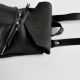 Женская кожаная сумка-рюкзак Balance Black черная